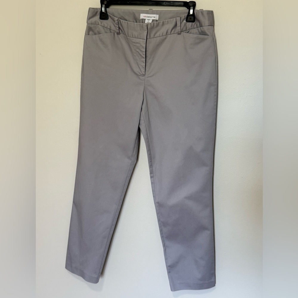 Liz Claiborne Light Gray Trousers